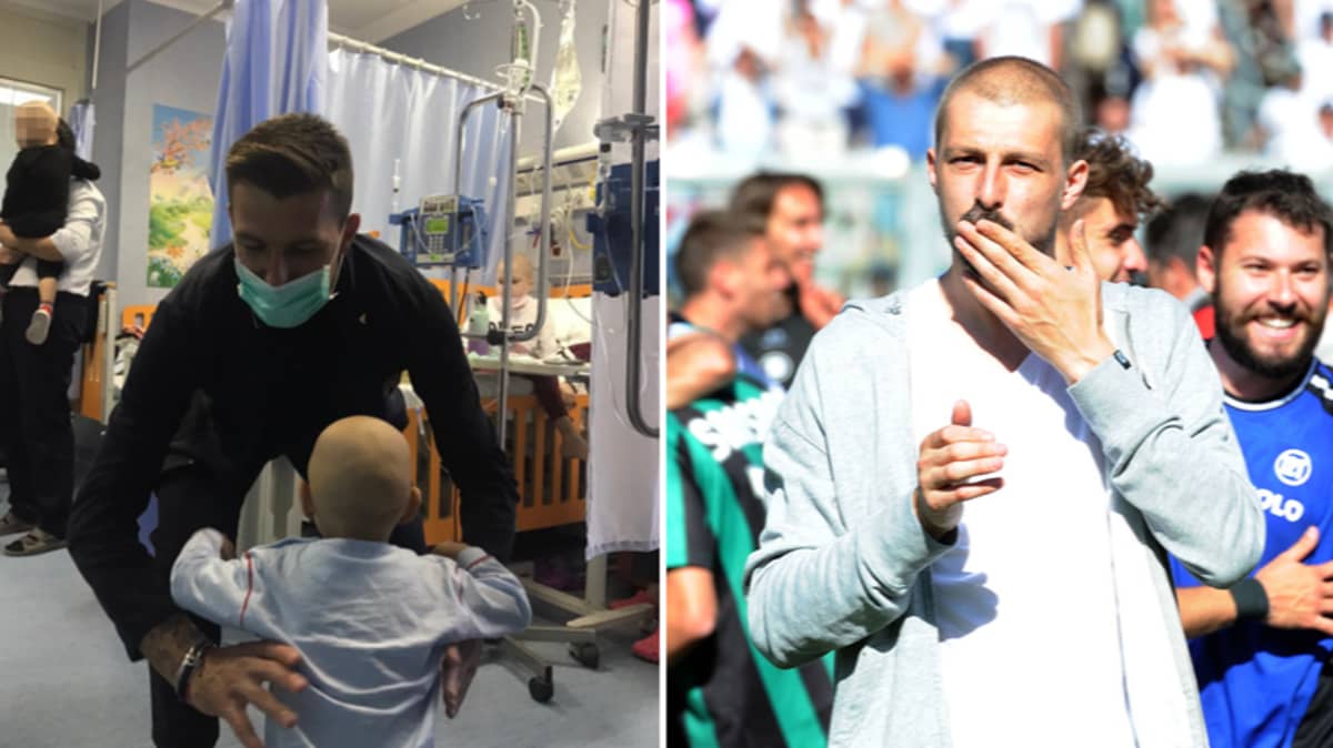Italy Defender Francesco Acerbi Went Above And Beyond To Spend Time With Children At Hospital - SPORTbible