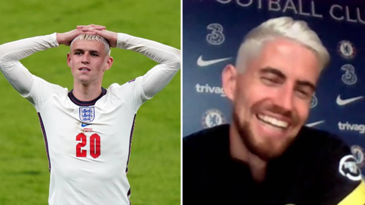 Jorginho Has Dyed His Hair Like Phil Foden After Winning Euro 2020 With  Italy