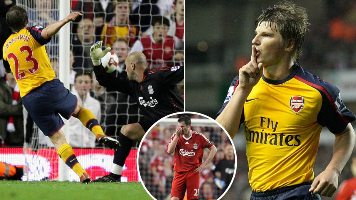On This Day: Arsenal Striker Andrey Arshavin's Incredible Performance Vs Liverpool - SPORTbible