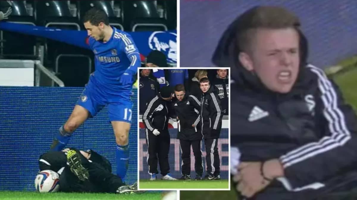 What Happened To Charlie Morgan The Ballboy Kicked By Eden Hazard