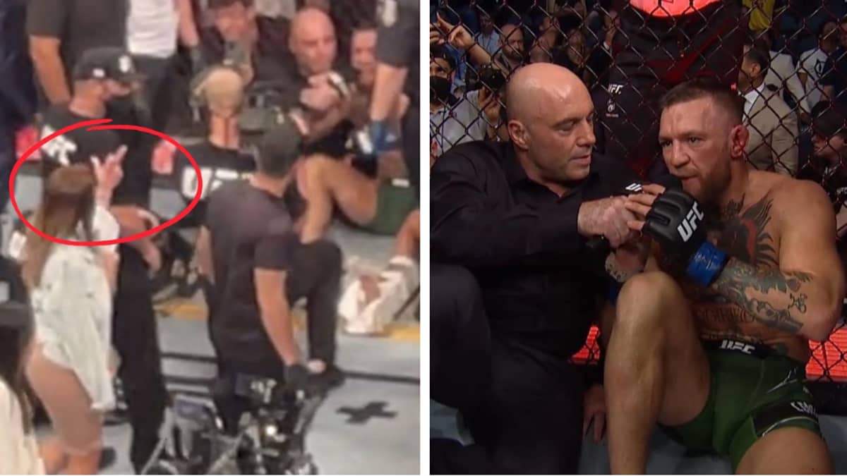 Cameras Capture Dustin Poirier's Wife Jolie Flipping The Bird At Conor ...