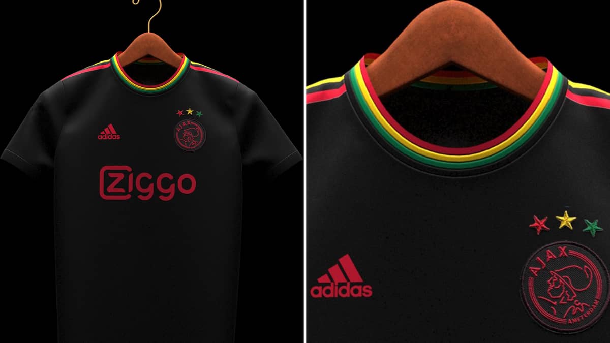 Ajax S Bob Marley Inspired Third Kit For 2021 2022 Has Leaked [ 675 x 1200 Pixel ]