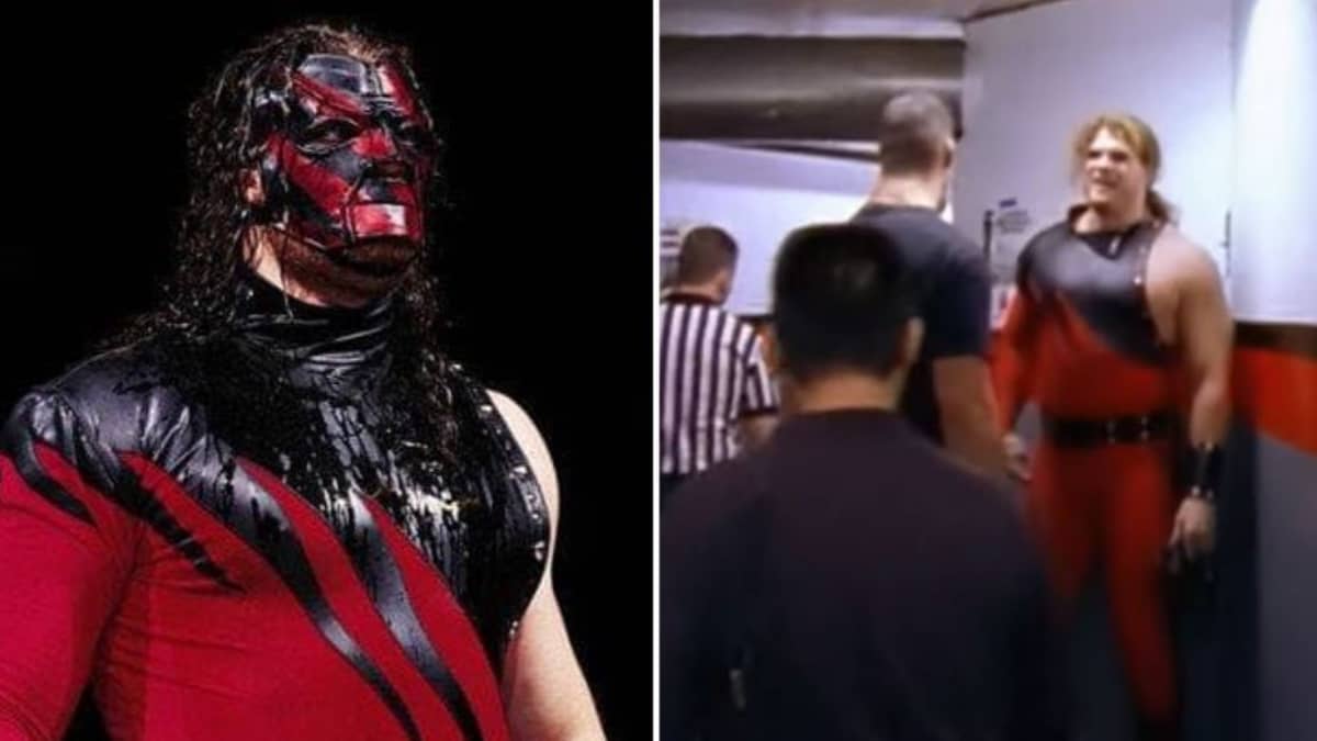 Rare Footage Of Attitude Era Kane Without A Mask - SPORTbible