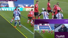 West Brom Goal Controversially Disallowed By VAR Offside Check