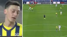 Mesut Ozil Is Nutmegged And Misses A Sitter In Nightmare 60 Seconds For Fenerbahce 