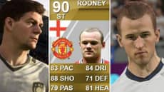 The Highest-Rated English Player From FIFA 05 Onwards, Wayne Rooney And Harry Kane Dominate