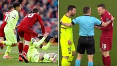 Andy Robertson Reveals He Regrets Shoving Lionel Messi At Anfield