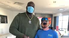 Shaquille O'Neal Randomly Pays For Young Man's Engagement Ring