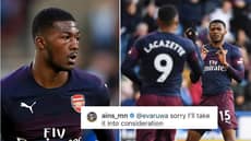 Ainsley Maitland-Niles Replies To Fans Who Critcised His Performance This Weekend 