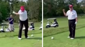 'You Think He Can Hit A Ball Like That?': Trump Takes Biden Obsession Onto The Golf Course