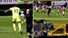 Allan Saint-Maximin Fooled The Cameraman As Well As Burnley Defence With Glorious Chop