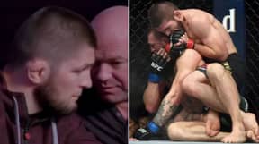 Footage Shows How Dana White Is Trying To Convince Khabib Nurmagomedov To Come Out Of Retirement