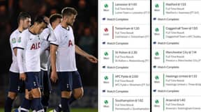 Spurs Loss Costs Punter £13,000 From £1 Bet On 20 Fold Accumulator