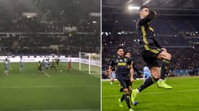 How The Stadio Olimpico Reacted To Cristiano Ronaldo's 88th Minute Goal