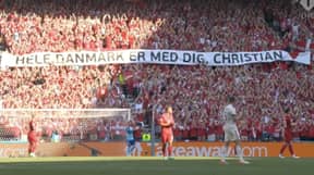 Denmark And Belgium Kick The Ball Out To Pay Tribute To Christian Eriksen