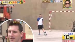 Lionel Messi Broke A World Record On Japanese TV Show