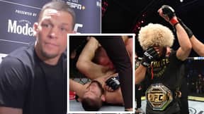 Nate Diaz Mocks UFC 254 Main Event Between Khabib Nurmagomedov And Justin Gaethje