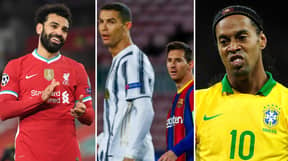 Mo Salah Set To Beat Cristiano Ronaldo, Lionel Messi And Ronaldinho To 'Player Of The Century' Award