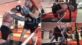 Eddie Hall Made His Trainer Cough Up Blood In Boxing Training