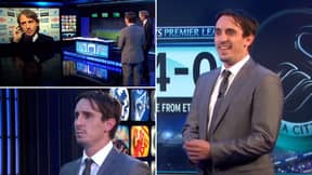 Footage Of Gary Neville's Monday Night Football Debut Has Resurfaced And It's Incredibly Awkward