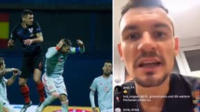Dejan Lovren Brags About Elbowing Sergio Ramos On Instagram