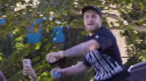 New Footage Emerges Of Jake Paul's Water Balloon 'Drive By' On Dillon Danis