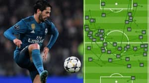 Isco Had An Incredible 100% Pass Rate Against Juventus