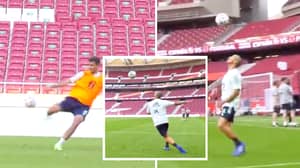 Thiago And Rodri Effortlessly Ping Long-Range Passes To Each Other In Stunning Training Session 
