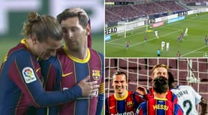 Lionel Messi Selflessly Gives Up Hat-Trick To Let Antoine Griezmann Score In Remarkable Gesture
