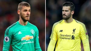 Alisson Has Equalled De Gea's Best Clean Sheet Record At Manchester United In A Season