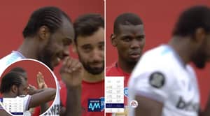 Paul Pogba Mocked By Michail Antonio And Bruno Fernandes After Handball
