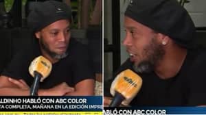 Ronaldinho Gives His First Interview Since Being Arrested In Paraguay