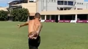 NFL Fans Are Loving This Video Of Aussie Rugby Star Quade Cooper