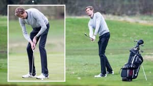 Peter Crouch Finally Tells The Story Behind "Those" Regular Sized Golf Clubs