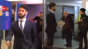 Footage Shows How 'Embarrassed' Isco Was After Finding Out He Was Dropped