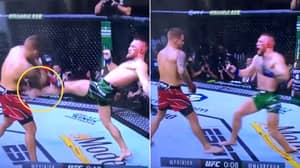 The Exact Moment Conor McGregor Compromised His Leg Before Gruesome Break