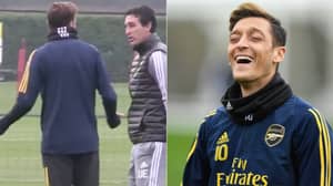 Mesut Ozil Aims Subtle Dig At Unai Emery After Training Ground Bust Up Video Goes Viral