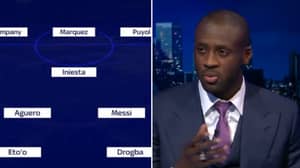 Yaya Toure’s Ultimate Team Is A 3-1-6 Formation And Has Five Strikers