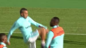 WATCH: Dimitri Payet Shows Off Keepy Uppy Skills With Chewing Gum