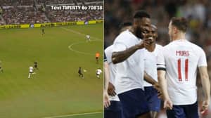 Olly Murs Produces Stunning Pass To Darren Bent At Soccer Aid