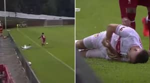 Joe Gomez Breaks Stuttgart Player's Elbow In Liverpool Friendly