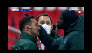 Demba Ba Confronts Official In Heated Exchange Over Alleged Racist Comment In PSG Vs Istanbul Basaksehir