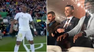 Vinicius Junior Did Cristiano Ronaldo's Celebration As He Watched On In The Stands