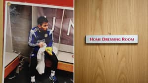 There's A Picture Of Messi Cleaning Boots In Man Utd's Academy Changing Room To Help Players Stay Humble