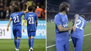 Pirlo Leaves San Siro Pitch To Standing Ovation, Is Replaced By His 14-Year Old Son