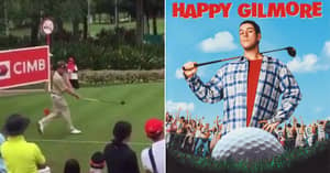 Pro Golfer Did Happy Gilmore-Style Swing While In Last Place At PGA Event