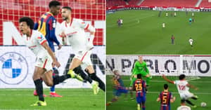 A 22-Year-Old Defender Scores Lionel Messi-Style Goal Against Barcelona