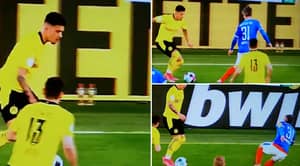 Jadon Sancho Broke A Defender's Ankles With One Body Feint And It's So Satisfying To See