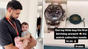 Amir Khan Buys £30,000 Rolex For One-Year Old Son's Birthday