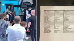 A Leaked Picture Of Every Manchester United Player's Order At Restaurant In Dundee Has Gone Viral 